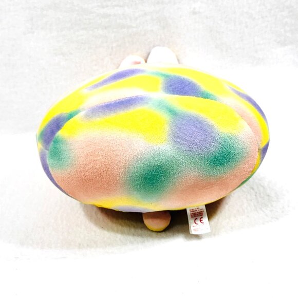 Ty "Furry" Tie-Dye Look Squish-A-Boos Plush Bunny Stuffed Animal Toy - Picture 4 of 6
